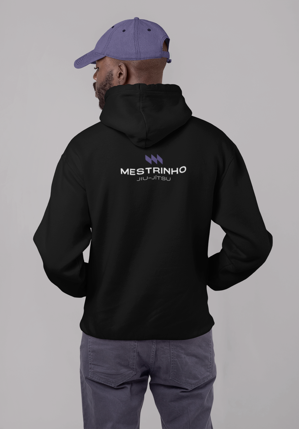 Moletom com Capuz - Mestrinho JJ - Logo Roxo