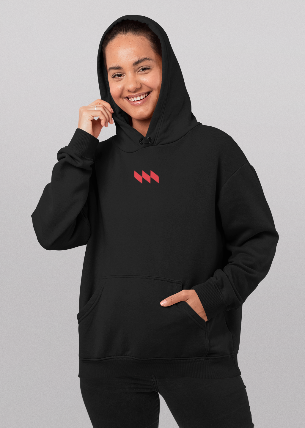Moletom com Capuz - Mestrinho JJ - Logo Vermelha