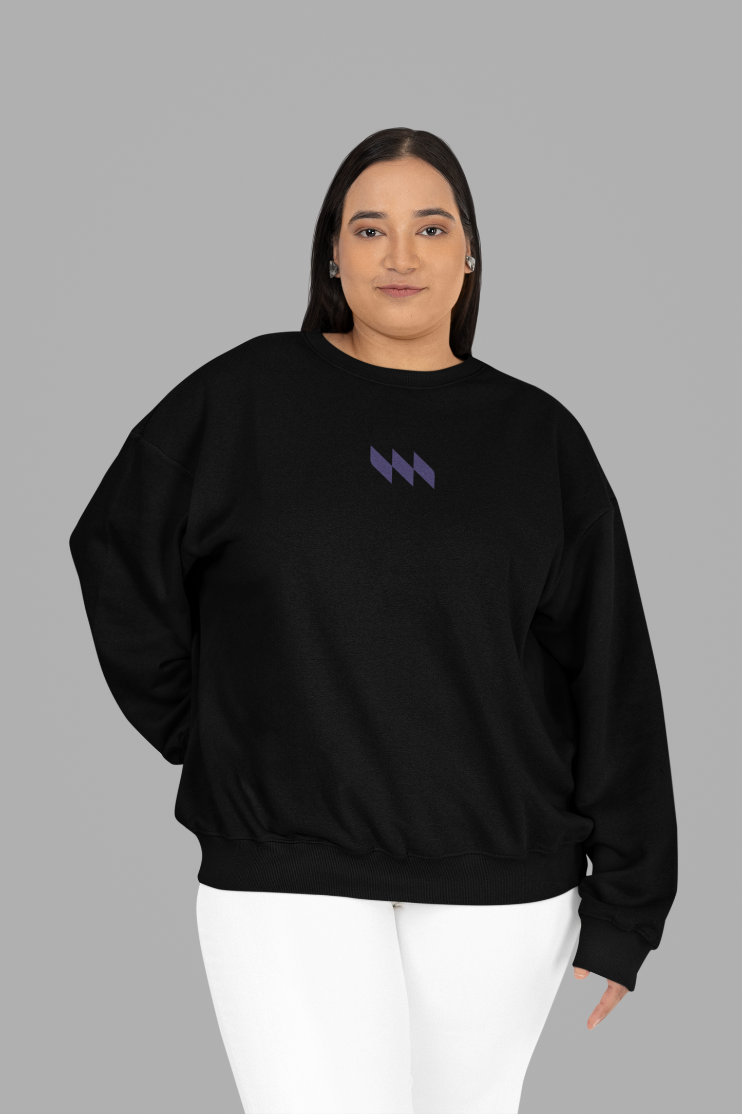 Moletom sem capuz - Mestrinho JJ - Logo Roxo