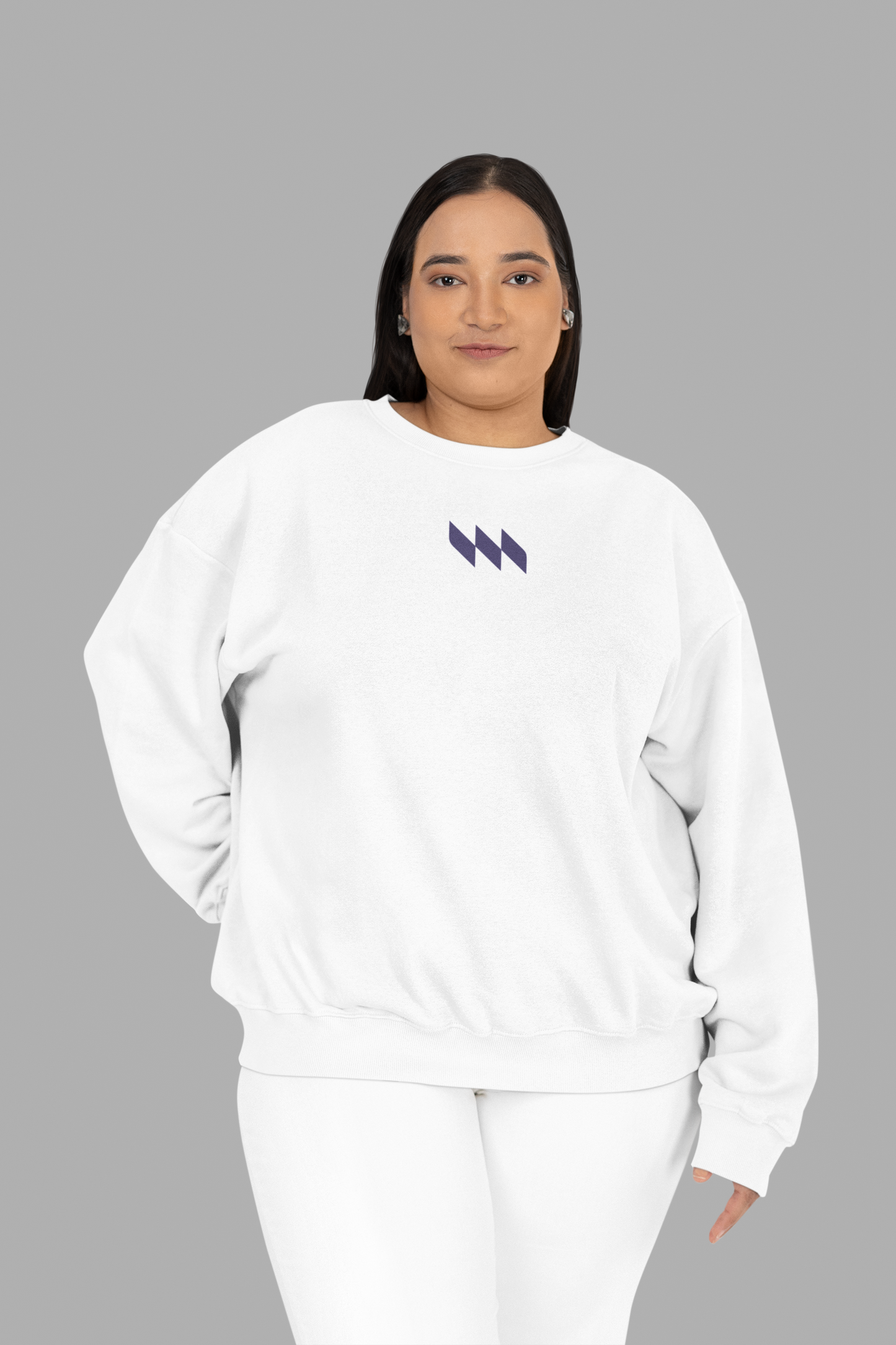Moletom sem capuz - Mestrinho JJ - Logo Roxo