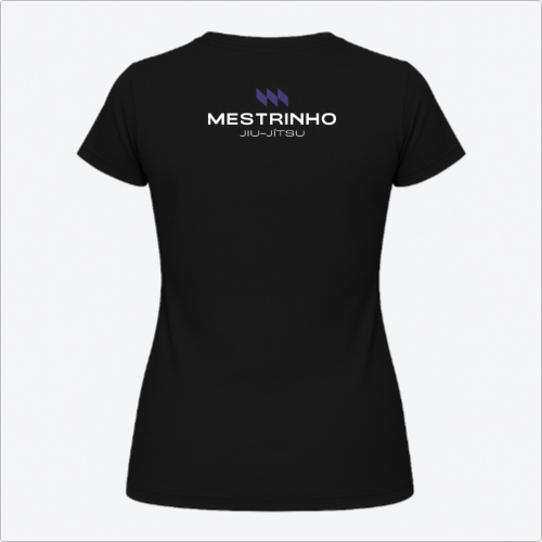 Blusa Baby Look - Mestrinho JJ - Logo Roxo