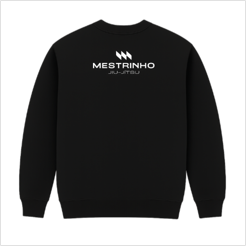 Moletom sem capuz - Mestrinho JJ - Arte Preto e Branco