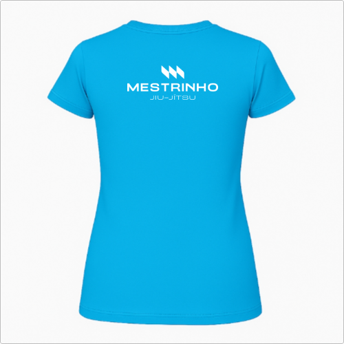 Blusa Baby Look - Mestrinho JJ - Logo Branca e Preta