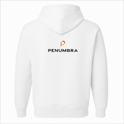 Moletom Canguru com Capuz - Penumbra - logo laranja