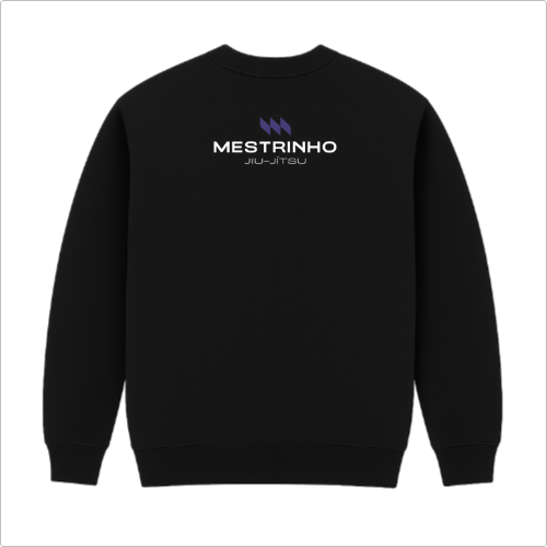 Moletom sem capuz - Mestrinho JJ - Logo Roxo