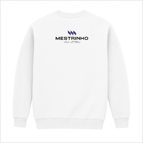 Moletom sem capuz - Mestrinho JJ - Logo Roxo