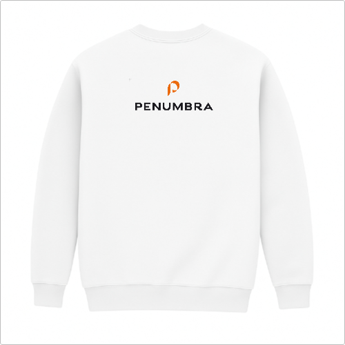 Moletom sem Capuz - Penumbra - logo laranja