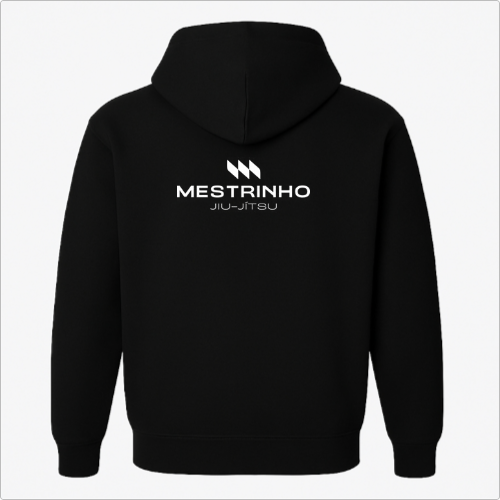 Moletom com Capuz - Mestrinho JJ - Arte Preto e Branco
