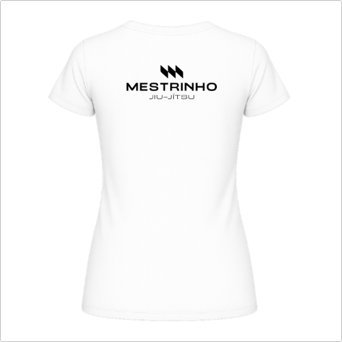 Blusa Baby Look - Mestrinho JJ - Logo Branca e Preta