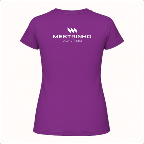 Blusa Baby Look - Mestrinho JJ - Logo Branca e Preta