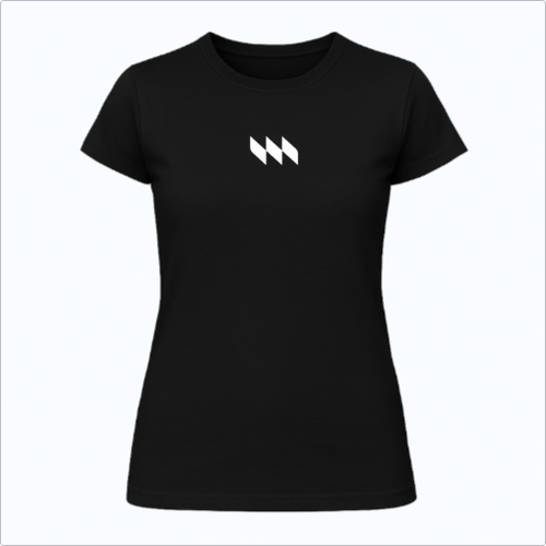 Blusa Baby Look - Mestrinho JJ - Logo Branca e Preta