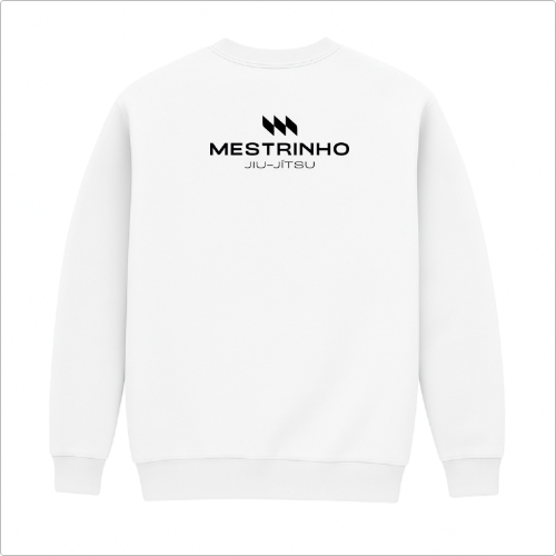 Moletom sem capuz - Mestrinho JJ - Arte Preto e Branco
