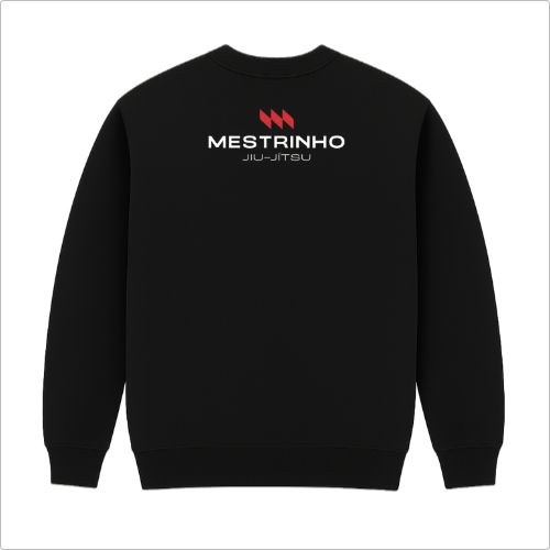 Moletom sem capuz - Mestrinho JJ - Logo Vermelha
