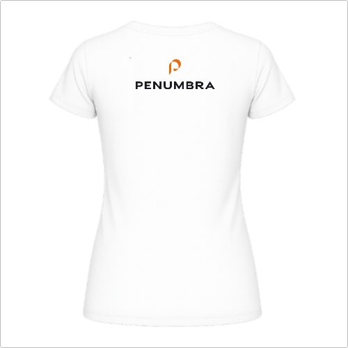 Blusa Baby Look - Penumbra - logo laranja