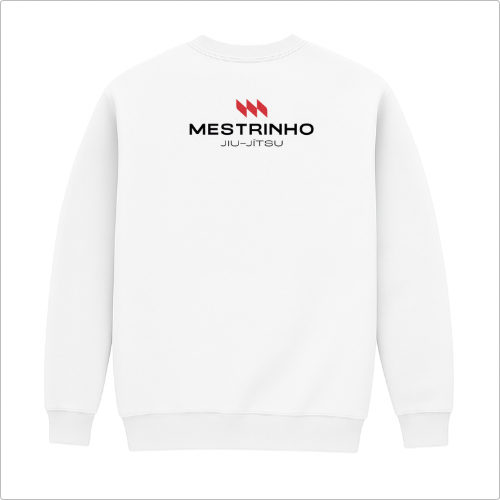 Moletom sem capuz - Mestrinho JJ - Logo Vermelha