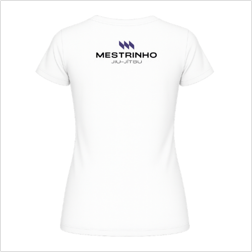 Blusa Baby Look - Mestrinho JJ - Logo Roxo