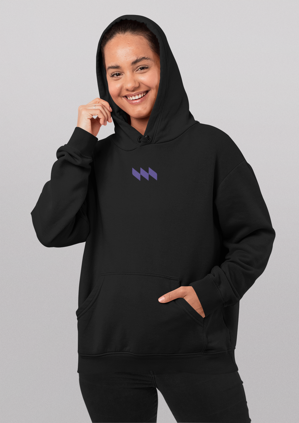 Moletom com Capuz - Mestrinho JJ - Logo Roxo