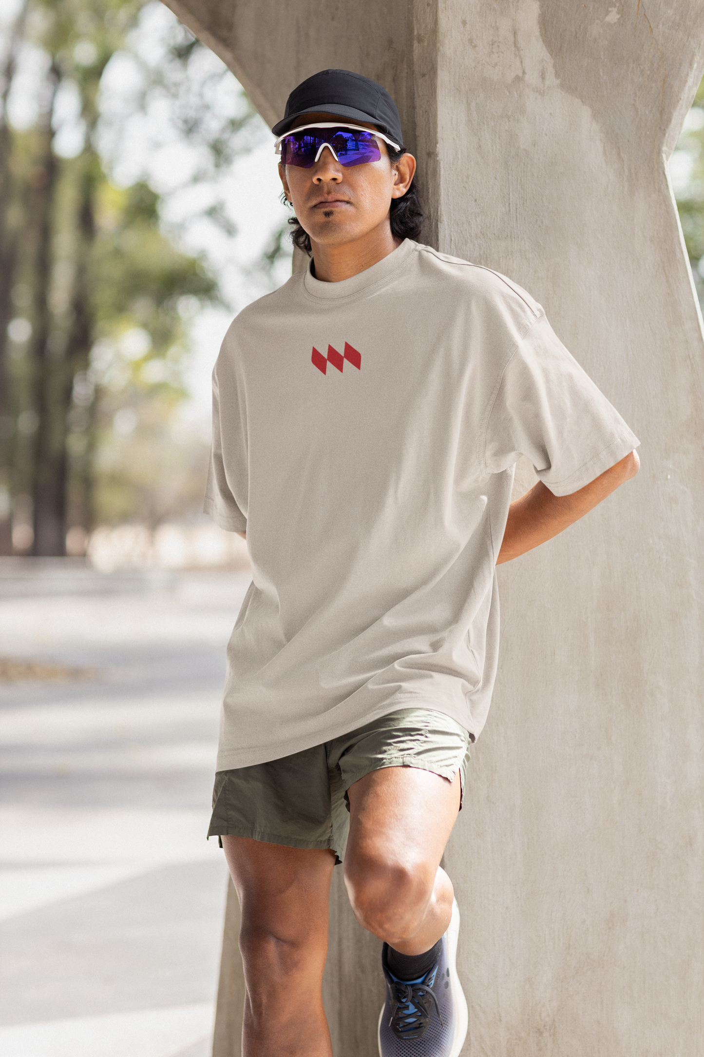 Camiseta Oversized Premium - Mestrinho JJ - Logo Vermelho