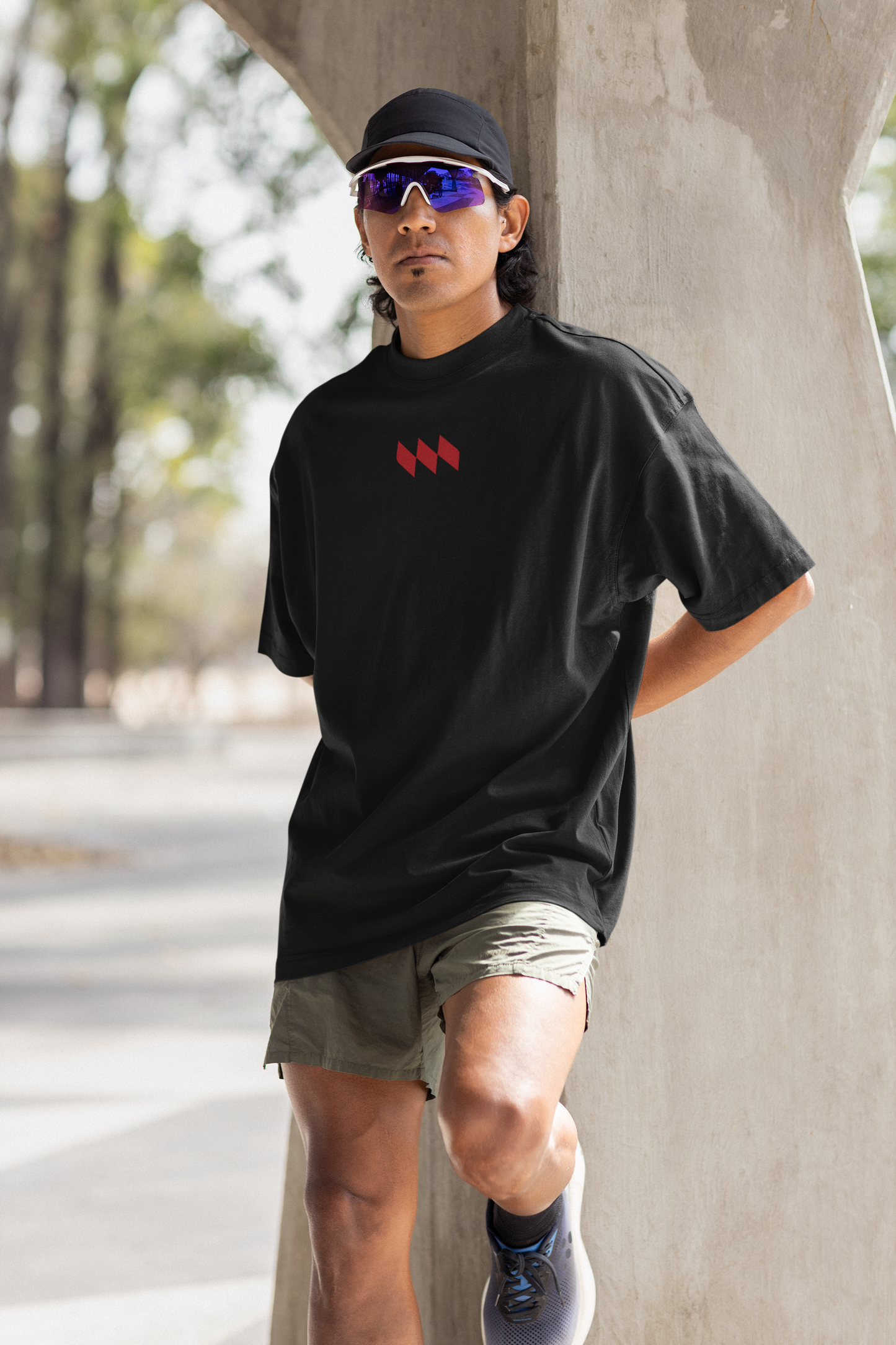 Camiseta Oversized Premium - Mestrinho JJ - Logo Vermelho