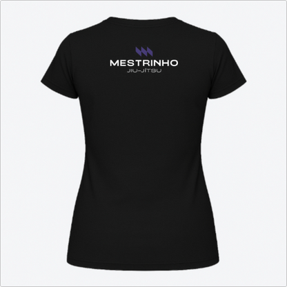 Blusa Baby Look - Mestrinho JJ - Logo Roxo