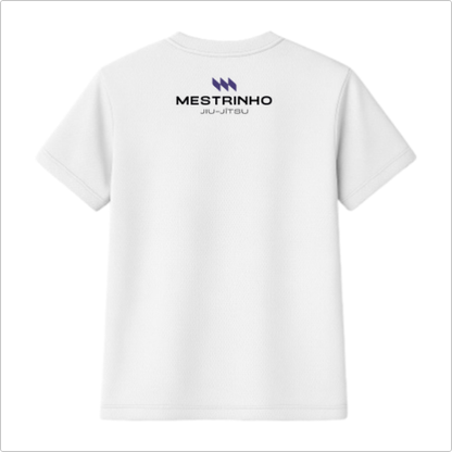 Camiseta Dryfit - Mestrinho JJ - Logo Roxo