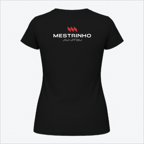 Blusa Baby Look - Mestrinho JJ - - Logo Vermelha