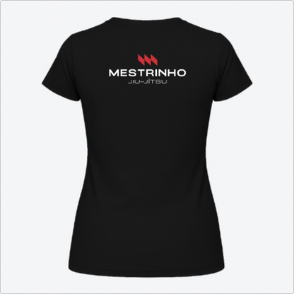 Blusa Baby Look - Mestrinho JJ - - Logo Vermelha