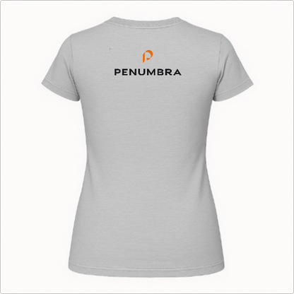 Blusa Baby Look - Penumbra - logo laranja