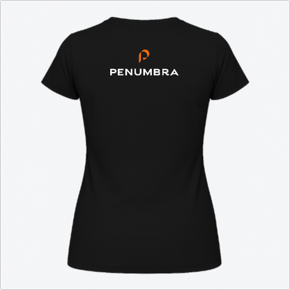 Blusa Baby Look - Penumbra - logo laranja