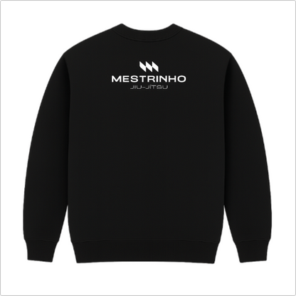Moletom sem capuz - Mestrinho JJ - Arte Preto e Branco