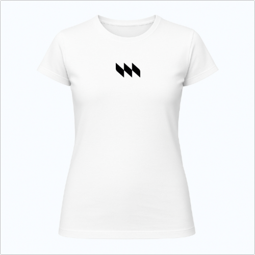 Blusa Baby Look - Mestrinho JJ - Logo Branca e Preta