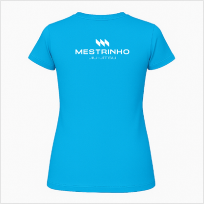Blusa Baby Look - Mestrinho JJ - Logo Branca e Preta