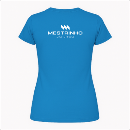 Blusa Baby Look - Mestrinho JJ - Logo Branca e Preta