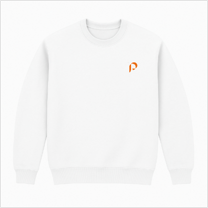 Moletom sem Capuz - Penumbra - logo laranja - lateral