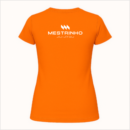 Blusa Baby Look - Mestrinho JJ - Logo Branca e Preta