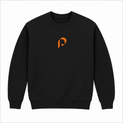 Moletom sem Capuz - Penumbra - logo laranja