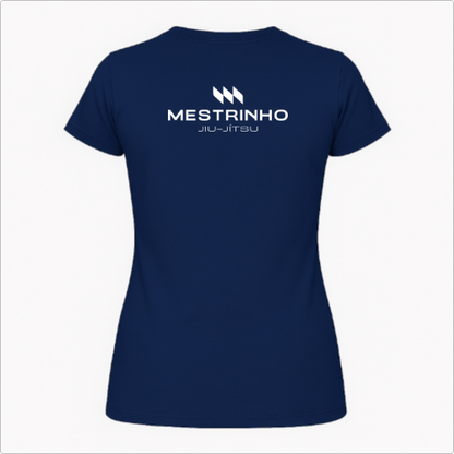 Blusa Baby Look - Mestrinho JJ - Logo Branca e Preta