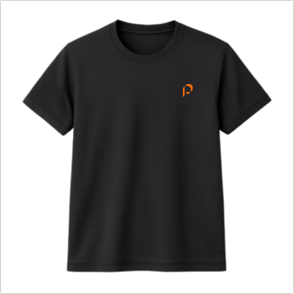 Camiseta Dryfit - Penumbra - logo laranja - lateral
