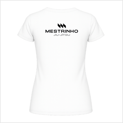 Blusa Baby Look - Mestrinho JJ - Logo Branca e Preta