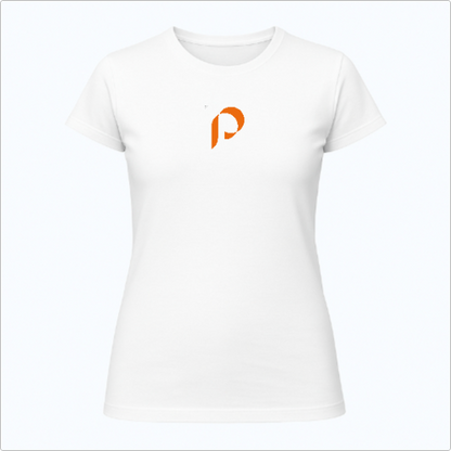 Blusa Baby Look - Penumbra - logo laranja