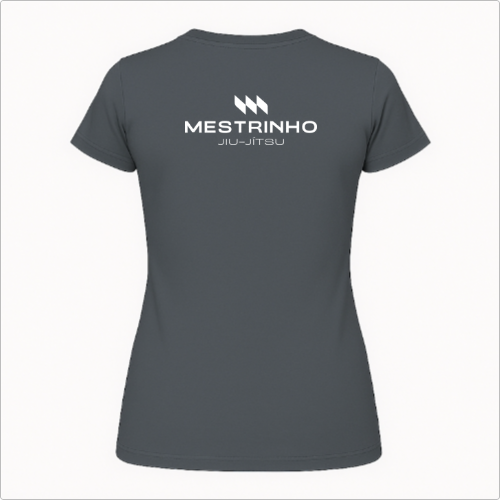 Blusa Baby Look - Mestrinho JJ - Logo Branca e Preta