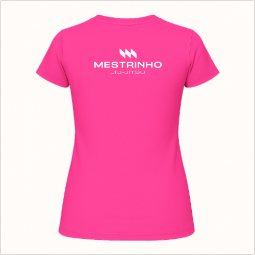 Blusa Baby Look - Mestrinho JJ - Logo Branca e Preta