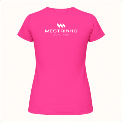 Blusa Baby Look - Mestrinho JJ - Logo Branca e Preta