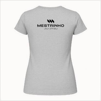 Blusa Baby Look - Mestrinho JJ - Logo Branca e Preta