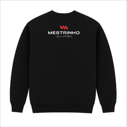 Moletom sem capuz - Mestrinho JJ - Logo Vermelha