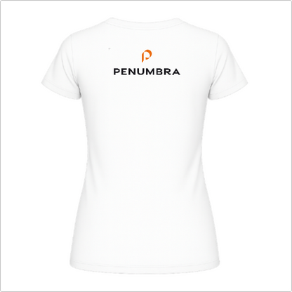 Blusa Baby Look - Penumbra - logo laranja