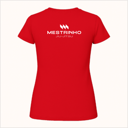 Blusa Baby Look - Mestrinho JJ - Logo Branca e Preta