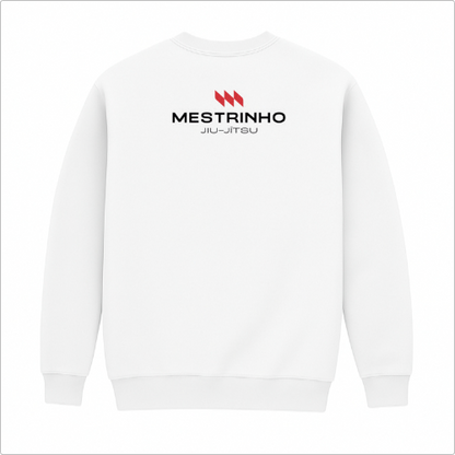 Moletom sem capuz - Mestrinho JJ - Logo Vermelha