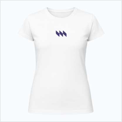 Blusa Baby Look - Mestrinho JJ - Logo Roxo