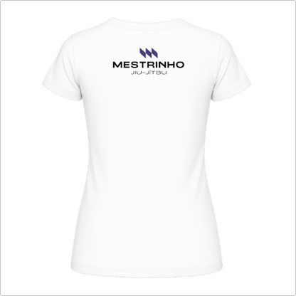 Blusa Baby Look - Mestrinho JJ - Logo Roxo